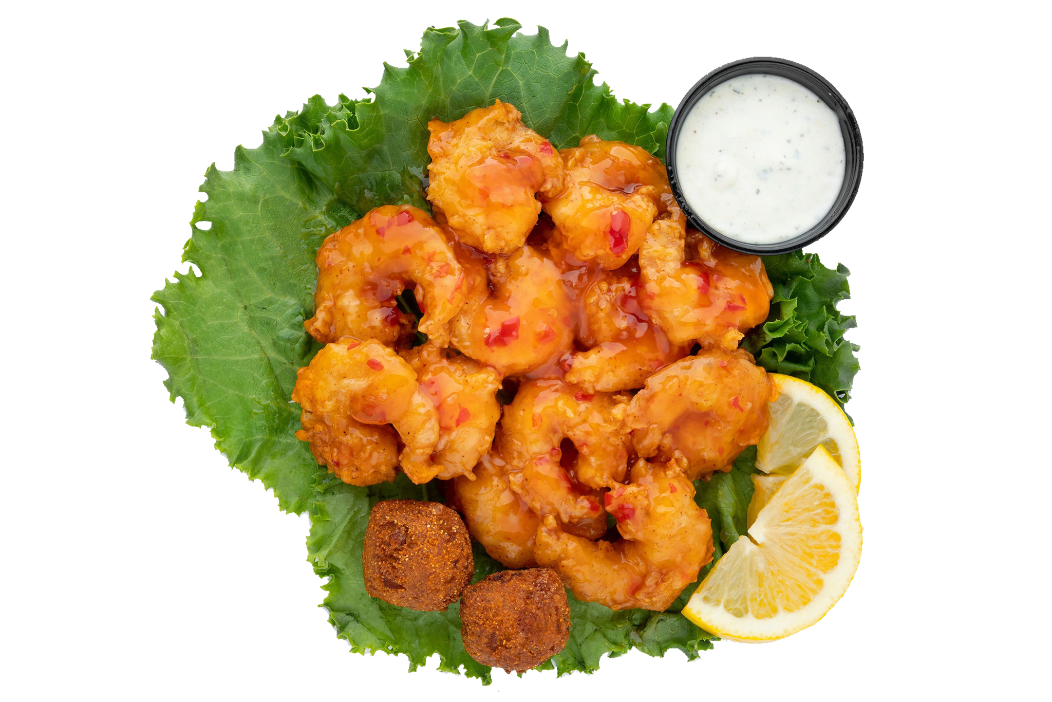 Order Buffalo Shrimp Basket food online from Jefferson's Brentwood store, Brentwood on bringmethat.com